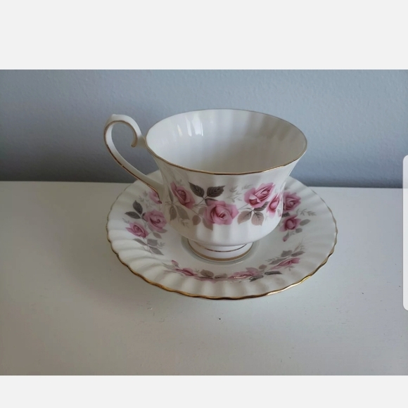 Grosvenor Bone China,  silver rose,made in england - Picture 3 of 5